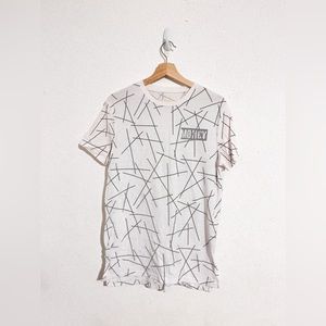 Money Euro Yen Hip Hop Reflective Tee Shirt Streetwear Style Size Small Graphic